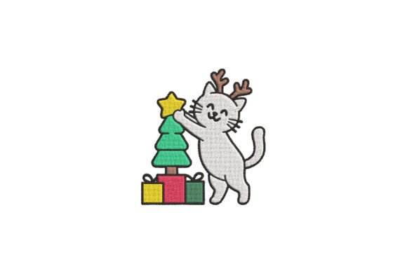 Christmas Cat Tree Embroidery Design Review