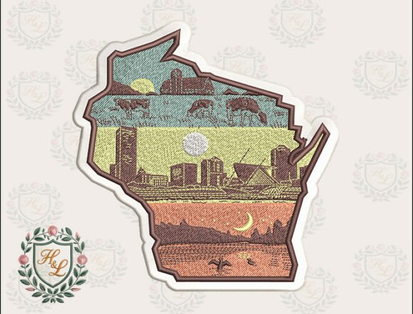 Layers of Wisconsin Embroidery Files Review