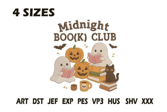 Midnight Book Club Embroidery Design Review