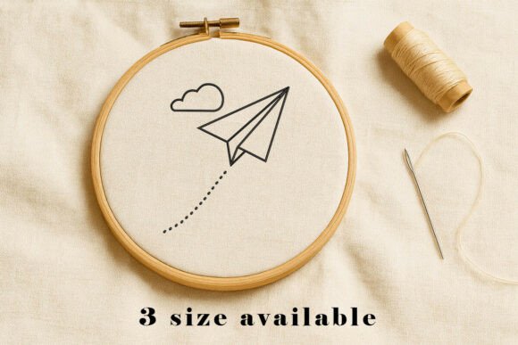 Paper Plane Embroidery Design File Review